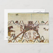 Angriff auf die Stadt Dinan Postkarte (Vorne/Hinten)