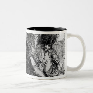 Angriff auf einem Kartoffel-Speicher in Irland, Zweifarbige Tasse