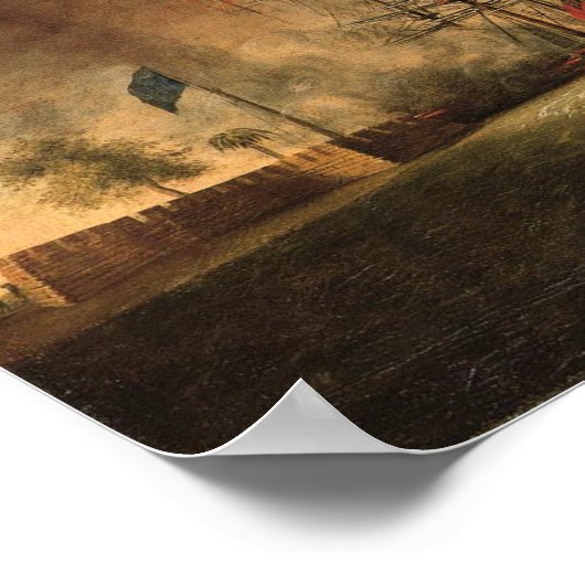 Angriff auf Fort Moultrie Poster (Ecke)