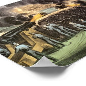 Angriff auf Ft. Sumter Poster (Ecke)