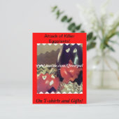 Angriff auf Killer Eggplant! Postkarte (Stehend Vorderseite)