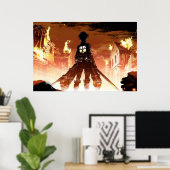 Angriff auf Titan-Anime-Bests Poster (Heimbüro)