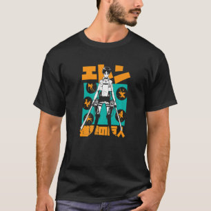 Angriff auf Titan Eren Kanji Explosion T-Shirt