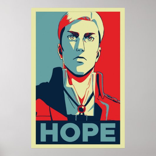 Angriff auf Titan Erwin Smith Hope Version 2 Poster (Vorne)