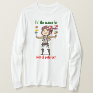 Angriff auf Titan-Feiertags-langem Hülsen-T - T-Shirt