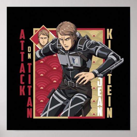 Angriff auf Titan Jean Kirstein Poster (Vorne)