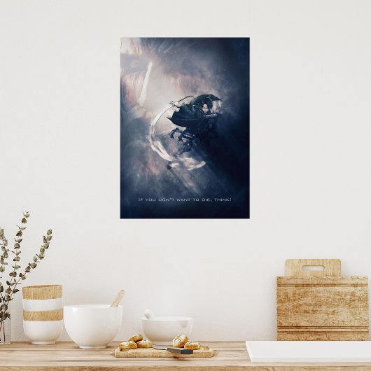 Angriff auf Titandesign Poster (Küche)