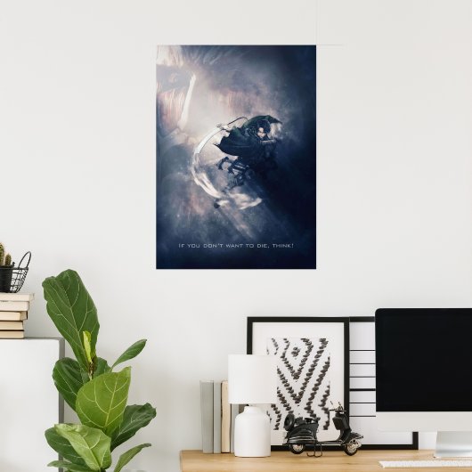 Angriff auf Titandesign Poster (Heimbüro)