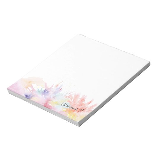 Angriff auf Wasserfarben mit benutzerdefinierter S Notizblock (Rotiert)