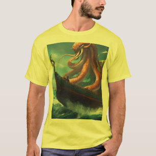 Angriff auf wild lebende Octopus" T-Shirt