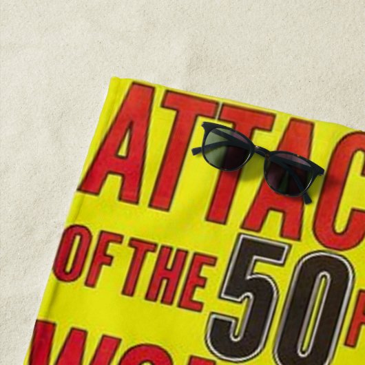 Angriff der 50 ft.-Frau Strandtuch (Beispiel)