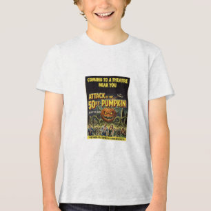 Angriff der 50ft-Kürbis Tri-Blend Shirt