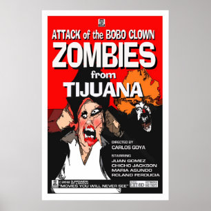 Angriff der Bobo Clown Zombies Poster