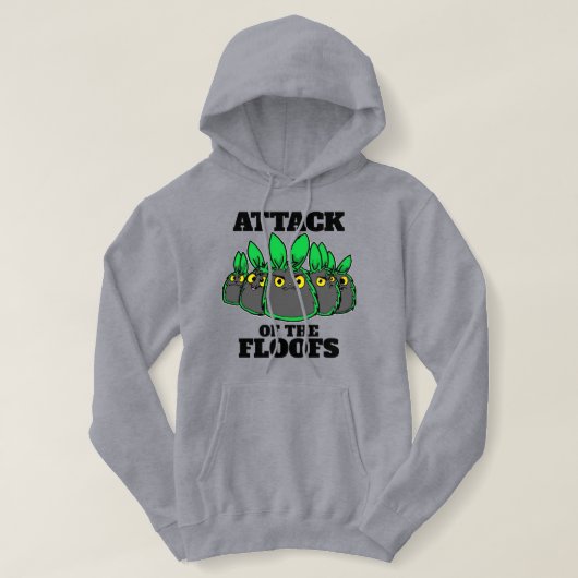 ANGRIFF DER FLOOFS HOODIE (Design vorne)