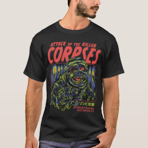 Angriff der Killer-Leichen Vintage-Horror-Mumie  T-Shirt