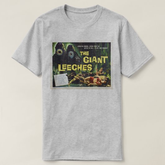 Angriff der riesigen Blutegel T-Shirt (Design vorne)
