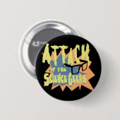 Angriff der Science-Geeks Button (Vorne & Hinten)
