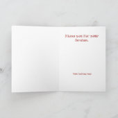 Angriff der Valentinsgruß-Zombies Feiertagskarte (Innenseite)