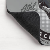 Angriff des personalisierten Lacrosse Player-Sport Mousepad (Ecke)
