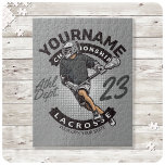 Angriff des personalisierten Lacrosse Player-Sport Puzzle<br><div class="desc">Personalisiertes Lacrosse Player Sports Team Attack Design - Passen Sie Ihren Namen oder Ihren eigenen Text an! Sie können auch die Hintergrundfarbe ändern! Irgendwelche Fragen,  schicken Sie mir eine Nachricht!</div>