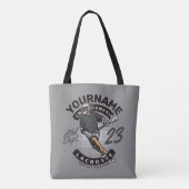 Angriff des personalisierten Lacrosse Player-Sport Tasche (Rückseite)