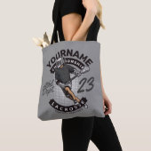 Angriff des personalisierten Lacrosse Player-Sport Tasche (Von Nahem)
