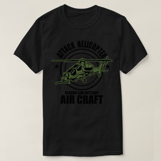 ANGRIFF HELICOPTER GREEN T-Shirt (Design vorne)
