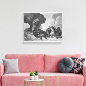 Angriff Leinwanddruck (Insitu (Wohnzimmer))