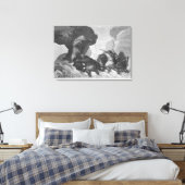 Angriff Leinwanddruck (Insitu (Schlafzimmer))