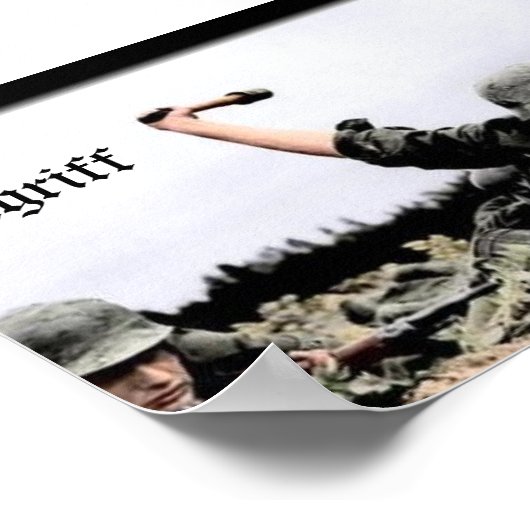 Angriff Poster (Ecke)