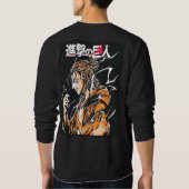 Angriff Titan entfesselt Sweatshirt (Rückseite)