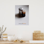Angriff und Akku Poster (Küche)