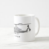 Angriffs-Hubschrauber-Viper-Tasse Kaffeetasse (VorderseiteRechts)