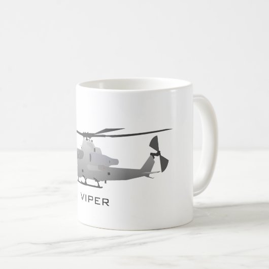 Angriffs-Hubschrauber-Viper-Tasse Kaffeetasse (VorderseiteRechts)