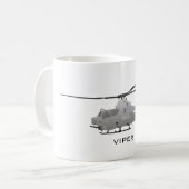 Angriffs-Hubschrauber-Viper-Tasse Kaffeetasse (Vorderseite Links)