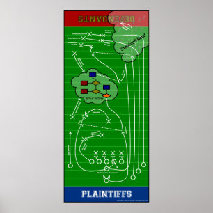 Angriffs-Kontur-Plakat Poster