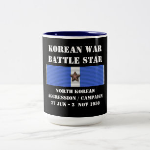 Angriffskampagne für Nordkorea Zweifarbige Tasse