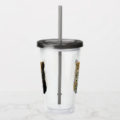 Angriffskopf von Leopard Acryltrinkbecher (Rechts)