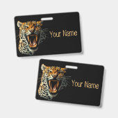 Angriffskopf von Leopard Ausweis (Vorder- & Rückseite)