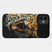 Angriffskopf von Leopard Case-Mate iPhone Hülle (Rückseite (Horizontal))