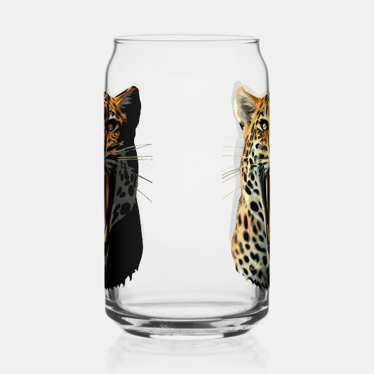 Angriffskopf von Leopard Dosenglas (Rechts)