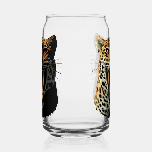 Angriffskopf von Leopard Dosenglas (Links)