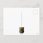 Angriffskopf von Leopard Feiertagspostkarte (Rückseite)