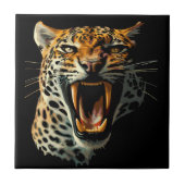 Angriffskopf von Leopard Fliese (Vorderseite)