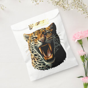 Angriffskopf von Leopard Geschenktütchen