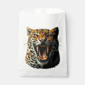 Angriffskopf von Leopard Geschenktütchen (Vorderseite)