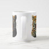 Angriffskopf von Leopard Jumbo-Tasse (Rückseite)