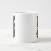 Angriffskopf von Leopard Jumbo-Tasse (Vorderseite)