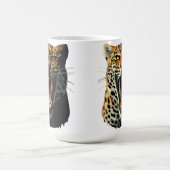 Angriffskopf von Leopard Kaffeetasse (Mittel)