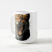 Angriffskopf von Leopard Kaffeetasse (Vorderseite Links)